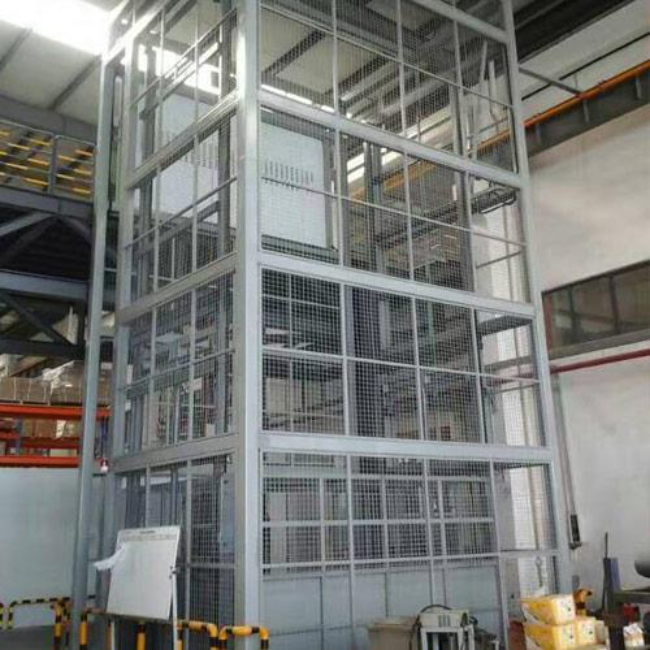 望奎导轨式升降平台货梯
